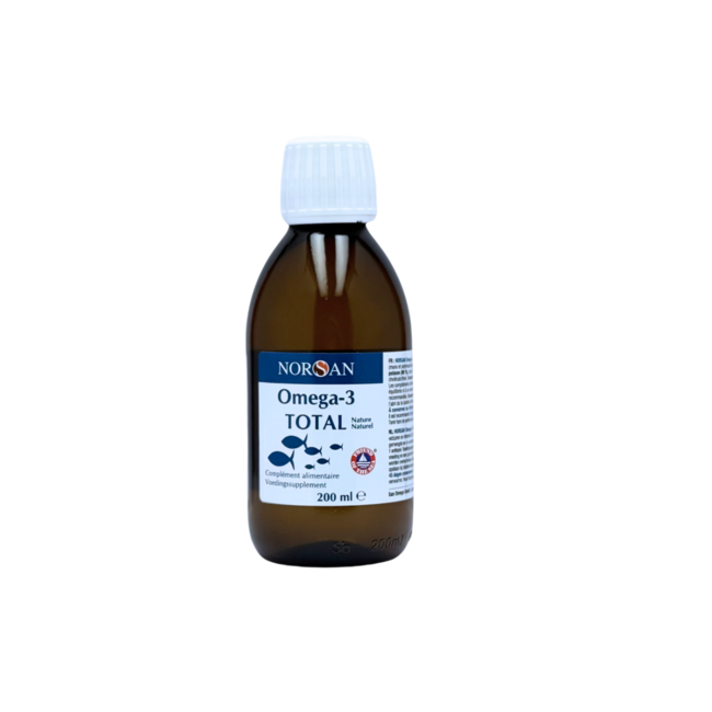 NORSAN Omega-3 Total Huile de Poisson Naturelle 200 ml
