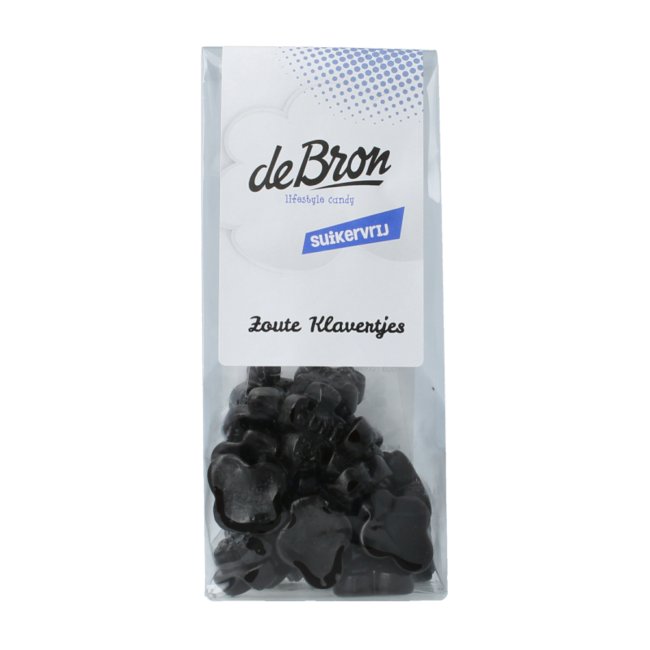 De Bron Sugar-free Salty Clovers 90g