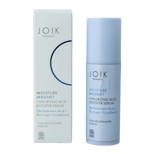 Sérum booster hydratant Joik Organics à l'acide hyaluronique 30 millilitres