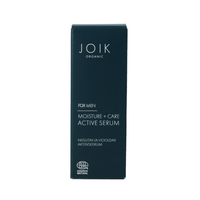 Siero Attivo Idratante e Curativo Joik Organics Uomo 30 Millilitri