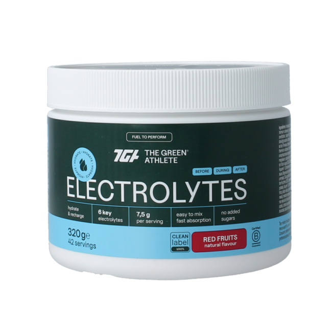 The Green Athlete Electrolytes red fruits 320 Gram