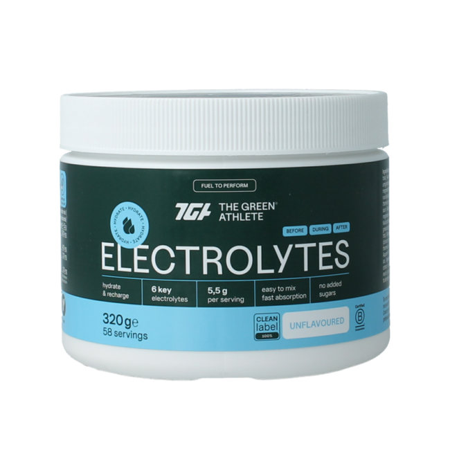 The Green Athlete Electrolytes pure 320 Gram