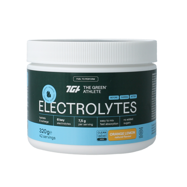 The Green Athlete Electrolytes orange lemon 320 Gram