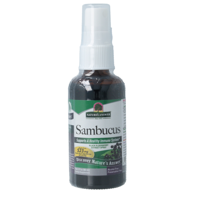Natures Answer Sambucus Spray di Sambuco 60 Millilitri