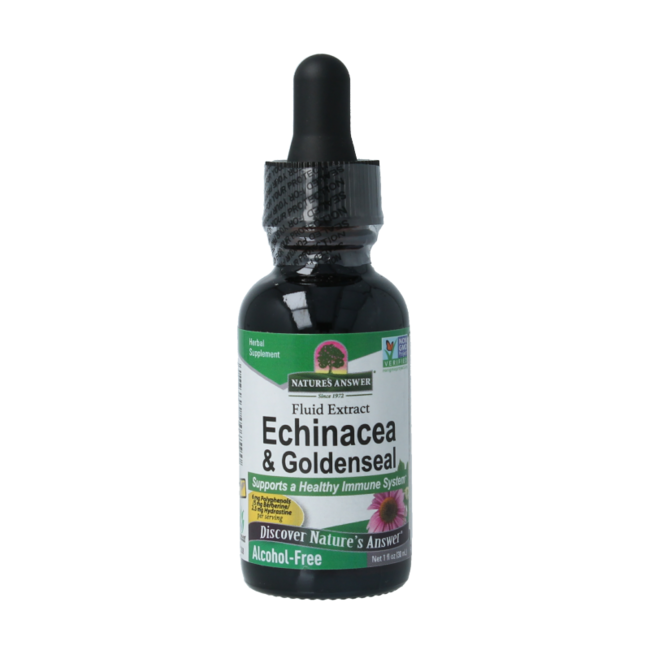 Natures Answer Echinacea & Goldenseal Extrakt 1:1 alkoholfrei 30 Milliliter