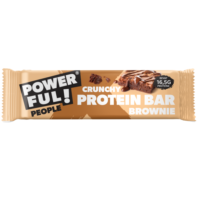 Powerful People Proteinriegel Brownie 55 Gramm