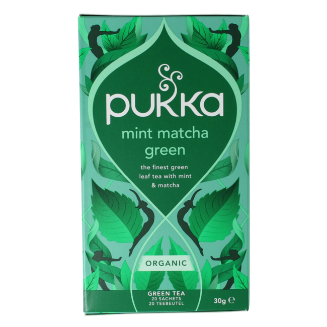 Organic mint matcha green tea 20 tea bags