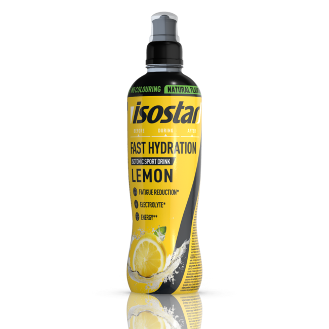 Isostar Fast Hydration Isotonic Sports Drink Lemon 500ml