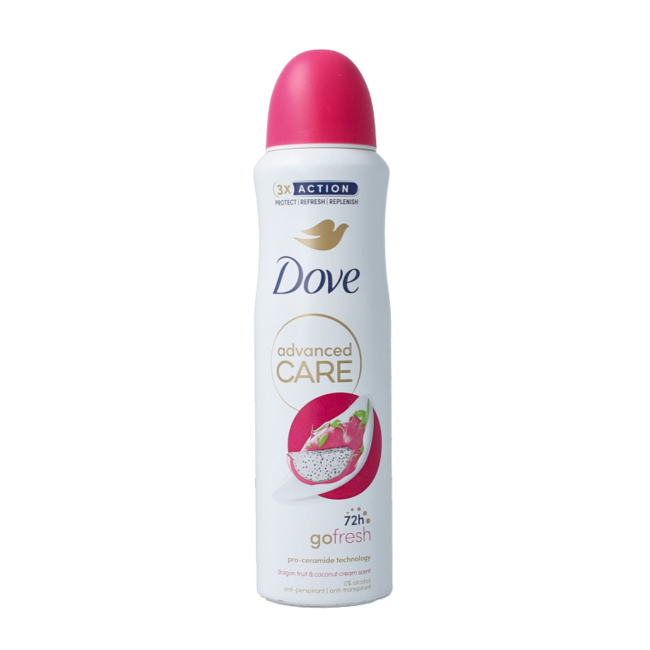 Desodorante Dove spray fruta del dragón y coco 150 ml