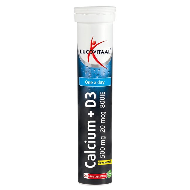Calcium + D3 Lemon 20 Effervescent Tablets