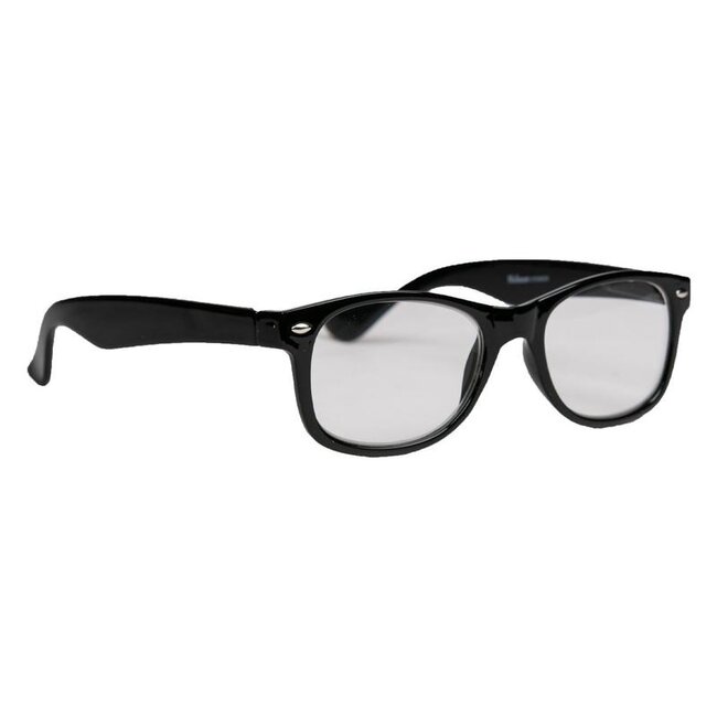 Melleson Eyewear Wayfarer Reading Glasses Gloss Black +1.00 1 Piece