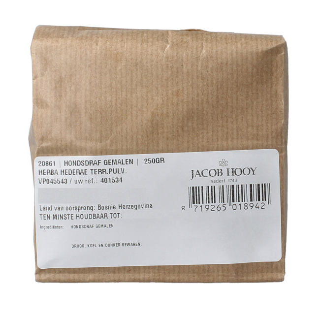 Jacob Hooy Bluszczyk kurdybanek mielony 250 Gram