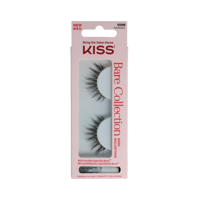 Sztuczne rzęsy Kiss Bare collection 02, 1 Zestaw