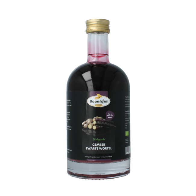 Gember sap zwarte wortel bio 500 Milliliter