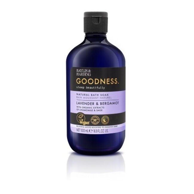 Baylis & Harding Goodness Schlaf-Badezusatz Lavendel & Bergamotte 500 Milliliter