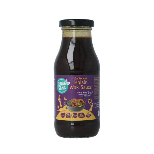 Salsa hoisin biológica para wok TerraSana 240 ml