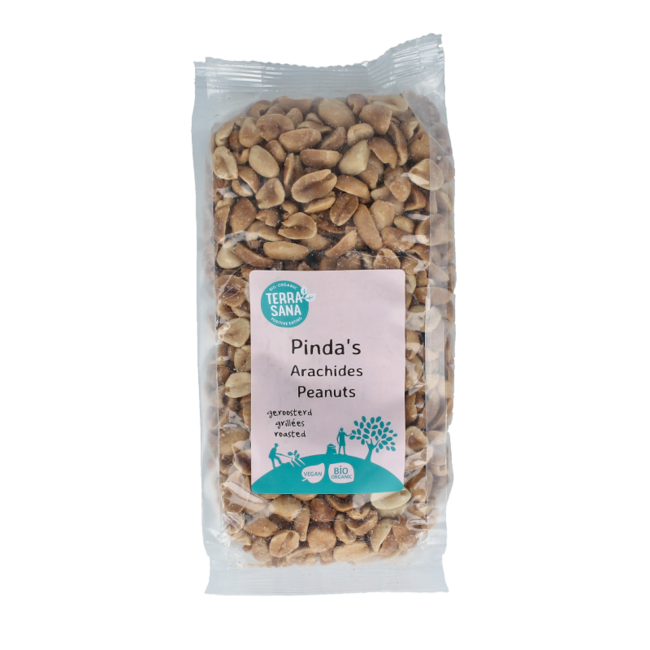 TerraSana Cacahuetes sin piel sin sal bio 250 gramos