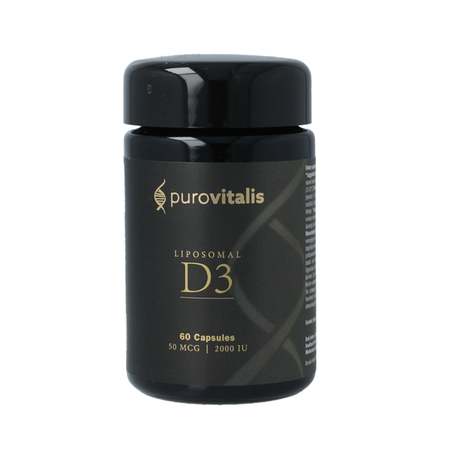 Purovitalis Vitamina D3 Liposomal 60 cápsulas vegetales