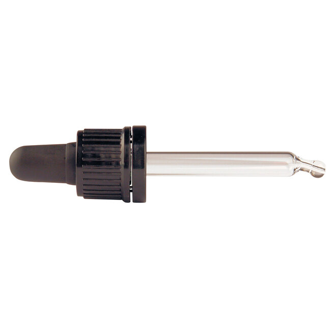 Pipette en verre noire 30 ml - Lot de 10