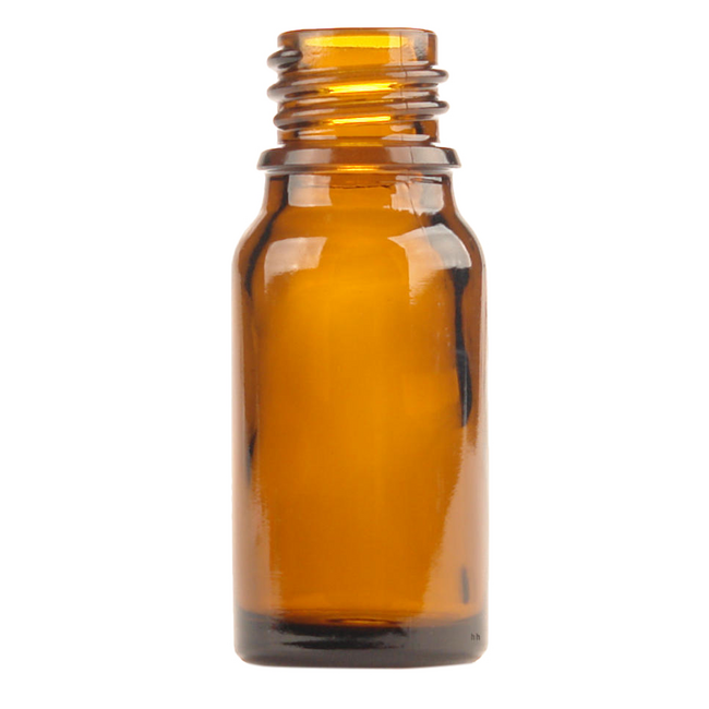 Flacon en verre ambré 10 ml - Lot de 10