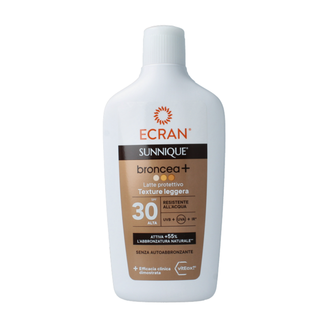Latte Solare Attivatore di Abbronzatura Ecran SPF30 370 Millilitri