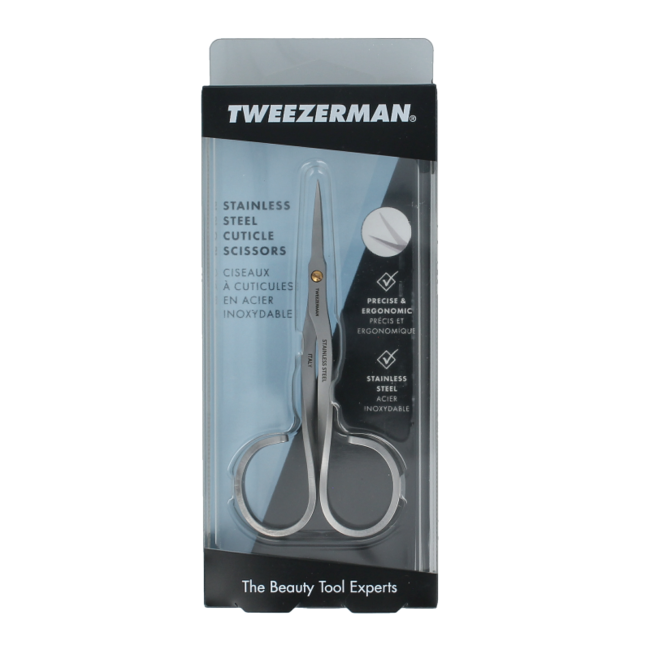 Forbicine per Cuticole Tweezerman in Acciaio Inox 1 Pezzo