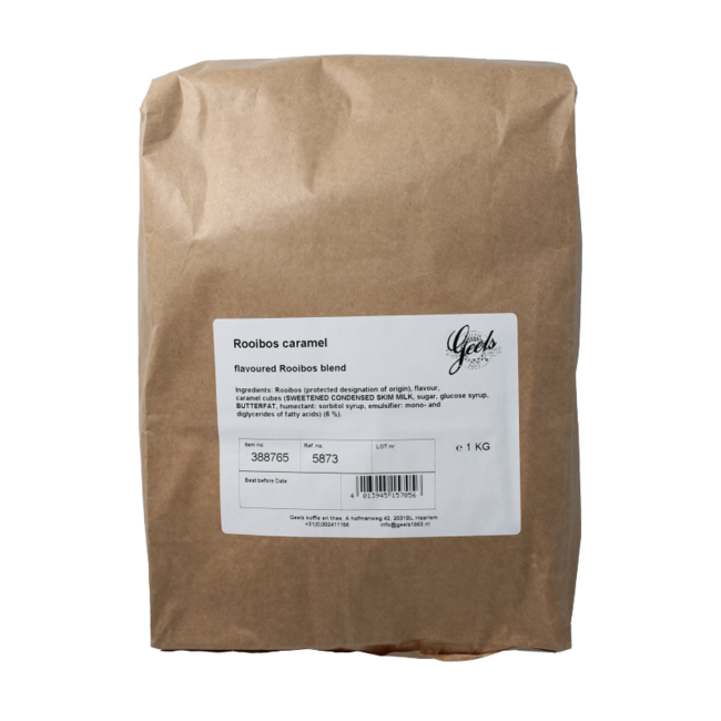 Geels Rooibos caramelo y nata 1 kg