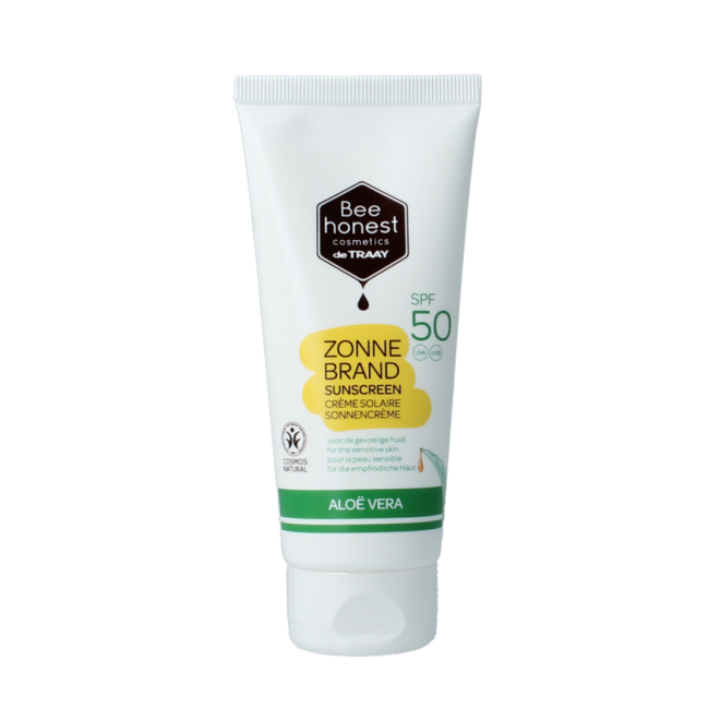 Traay Bee Honest Crème solaire aloé & miel SPF50 100 millilitres