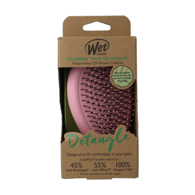 Wet Brush Go Green Palm Detangler Pink Water 1 pièce
