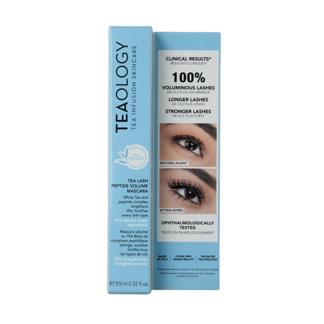 Teaology Tea Lash Peptide Volume Mascara 9,5 mililitra