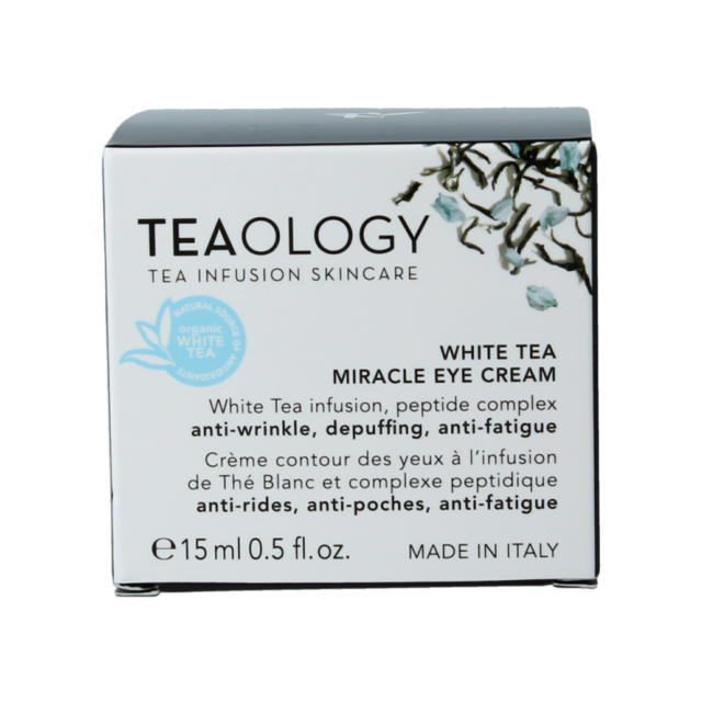 Teaology Crema contorno occhi al Tè Bianco 15 Millilitri