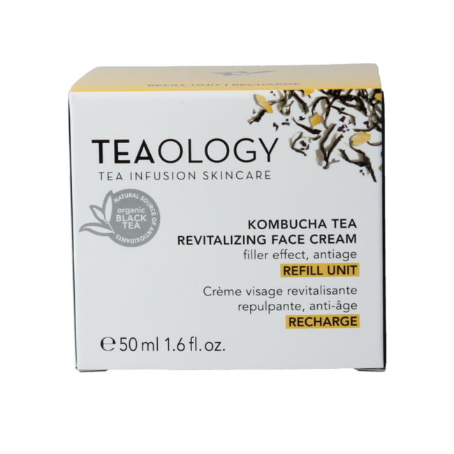 Teaology Kombucha Tè Crema Viso Rivitalizzante Ricarica 50 Millilitri