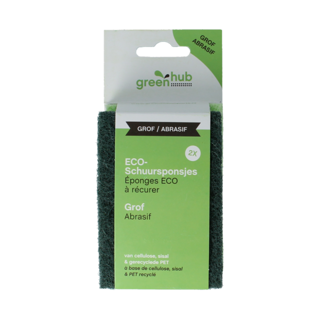 Schuursponsjes grof eco 2 Stuks