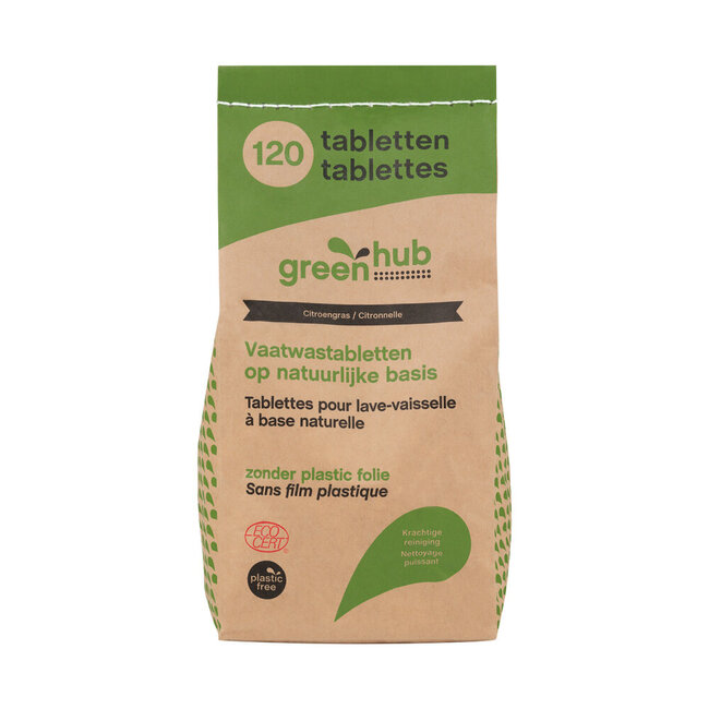 Plastic-free dishwasher tablets 120 pack