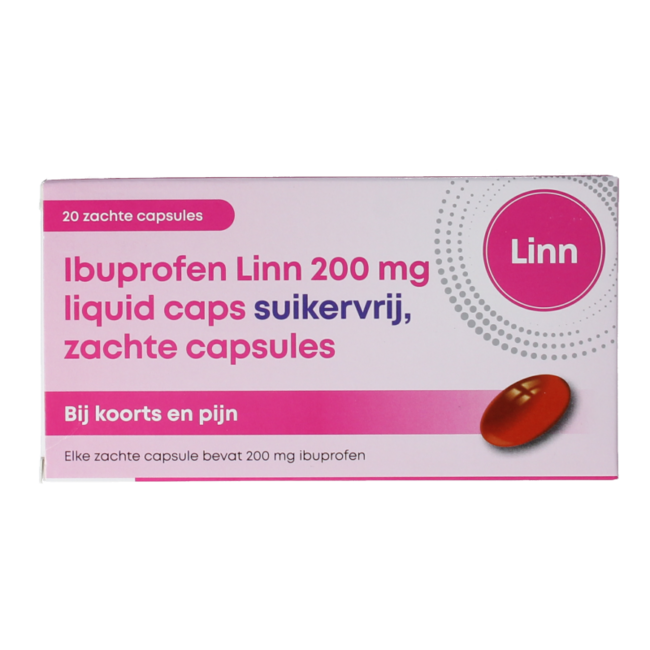 Ibuprofeno líquido 200 mg sin azúcar 20 cápsulas