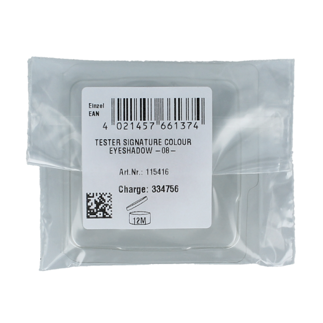 Ombretto Lavera Signature colour Dazzling Gold 08 bio test 1 Tester