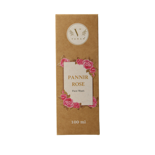 Nettoyant visage à la rose Vanan Pannir 100 ml