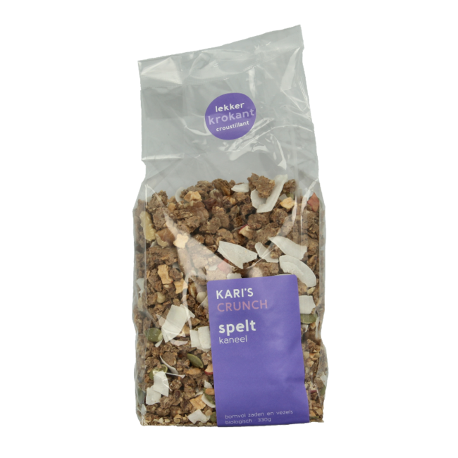 Kari's Crunch Granola de espelta y canela bio 330 g