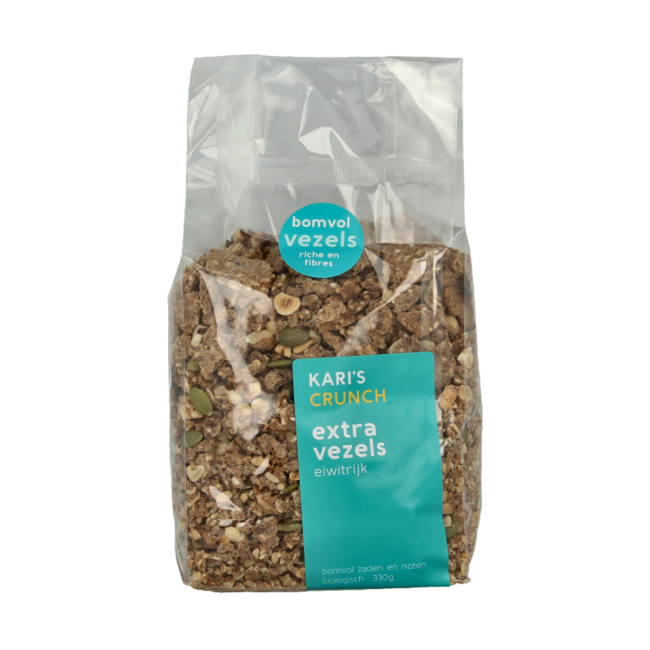 Kari's Crunch Granola extra fibre proteine bio 330 Grammi