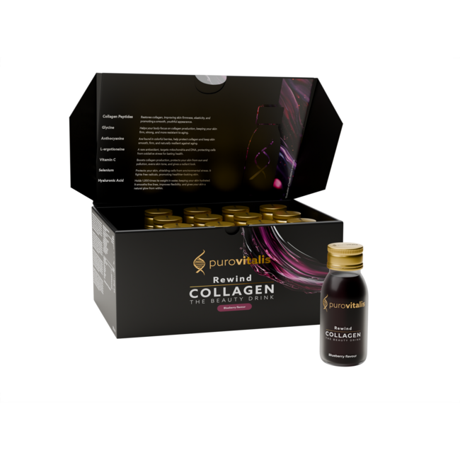 Purovitalis Rewind boisson de beauté au collagène 15 unités