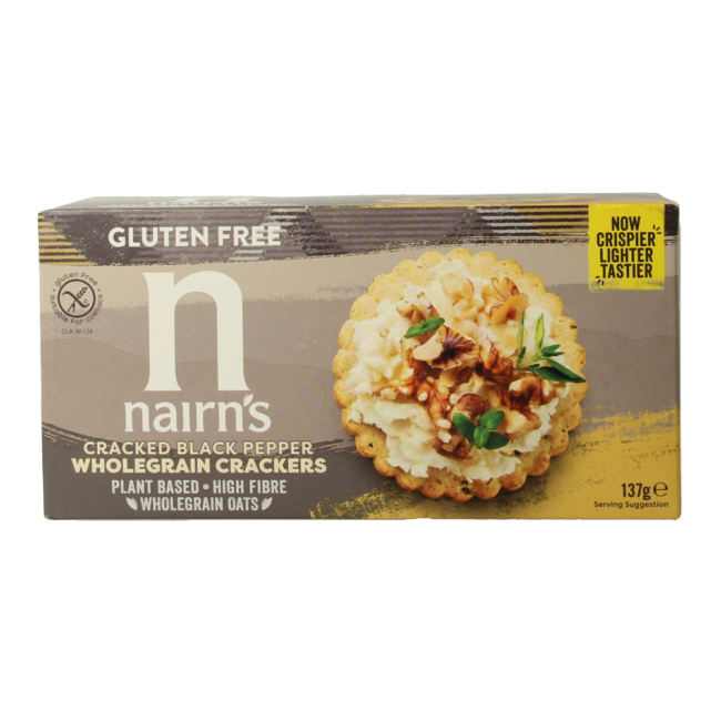 Crackers de pimienta Nairns 137 g