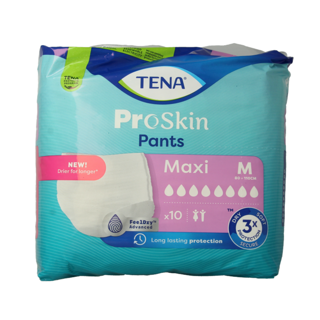 Tena Proskin Pants Maxi M, 10 Stück