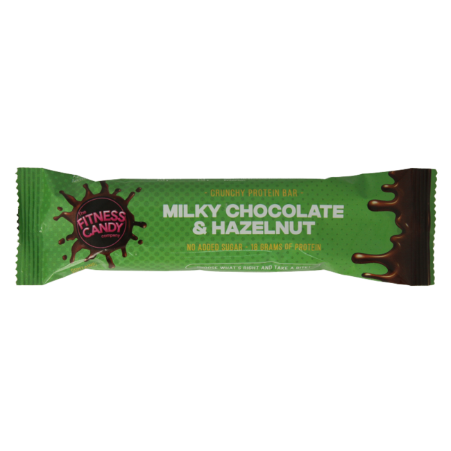 The Fitness Candy Company Chocolat au lait & noisette 55 g