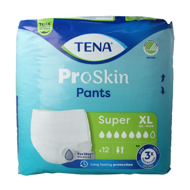TENA ProSkin Pants Super XL 12 unidades
