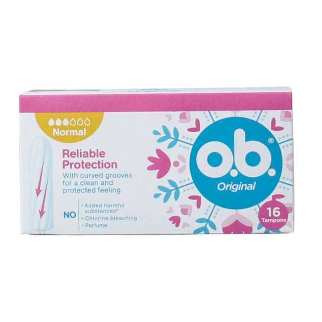 o.b. Original Normal Tampons - 16 Pack