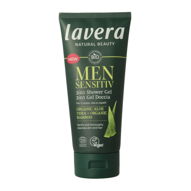 Gel de ducha 3 en 1 Men Sensitiv Bio 200 ml