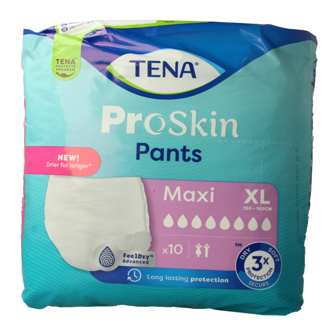 Tena Proskin Pants Maxi XL 10 pièces