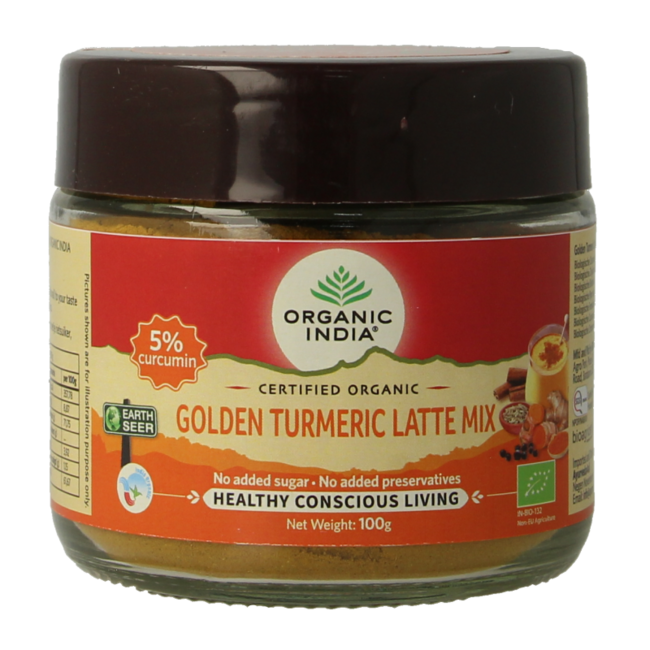 Organic India Golden turmeric latte mix 100 Gram