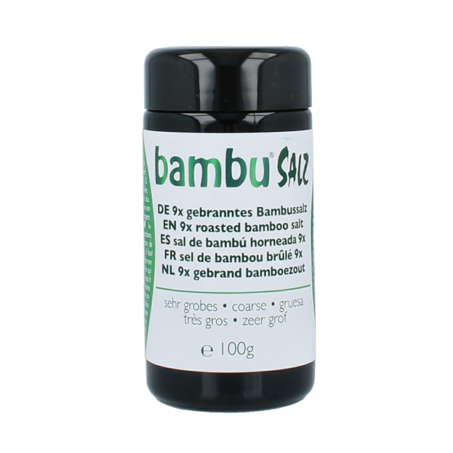 Bambu Salz Sel de bambou très gros grain brûlé 9 fois 100 g