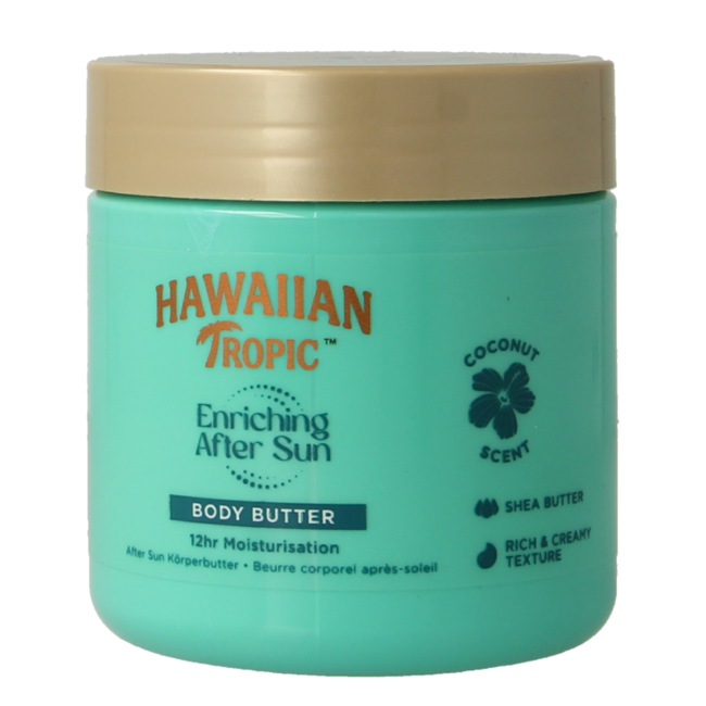 Hawaiian Tropic Burro Corpo nutriente karité cocco e mango 250 Millilitri